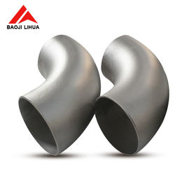 Giá tốt Titan 45 độ khuỷu tay 90 độ Gr1 Gr2 Thanh titan uốn cong để kết nối đường ống trực tuyến