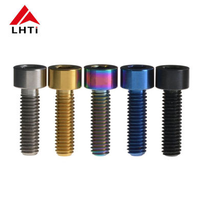 Giá tốt Vít Nắp ổ cắm bằng Titanium Hex rèn M6 Gr2 DIN912 trực tuyến