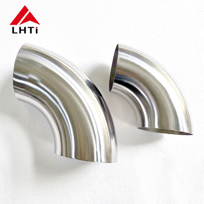 Giá tốt Phụ kiện ống khuỷu tay bằng hợp kim titan 45 90 độ ASTM B363 WPT2 ASME B36.19 trực tuyến