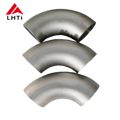 Giá tốt Titanium khí thải khuỷu tay 120 và 90 và 45 độ ASTM B363 khuỷu tay titanium tinh khiết sử dụng cho xe hơi và xe máy trực tuyến