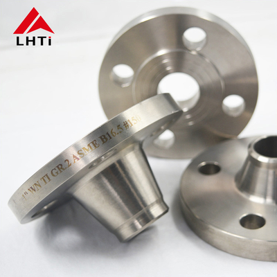 Giá tốt DIN 2632 PN 10 Titanium Weld Neck Flange Mặt nâng cao Gr1 Gr2 Gr5 WN Flange trong ngành công nghiệp hóa chất / dầu khí / khí trực tuyến
