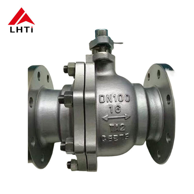 Giá tốt Gr 2 ASME B16.34 Mặt bích van bi titan Van bi titan rèn 6 inch chống ăn mòn trực tuyến
