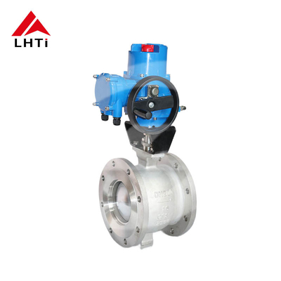 Giá tốt Ống phun bóng V-Port Titanium điện Gr1 Gr2 8 Inch Ball Valve Class 150 DN 15-250 cho nước cung cấp trực tuyến