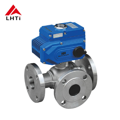Giá tốt Máy van bóng ba chiều điện ASME B16.34 Titanium 2 Ball Valve TA1 Gr1 PN 16 Kỹ thuật hàng hải trực tuyến