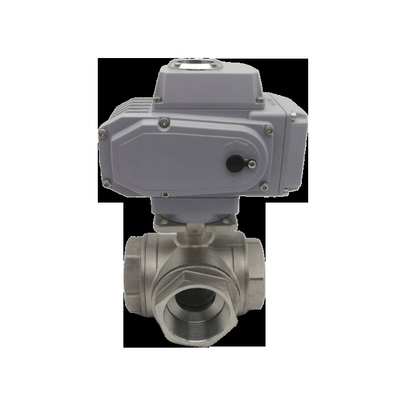 Giá tốt Pneumatic ba chiều dây chuyền van quả bóng cho kiểm soát chất lỏng công nghiệp và hệ thống HVAC trực tuyến