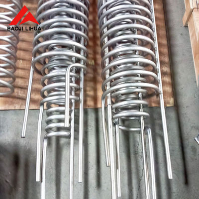 Giá tốt Bộ trao đổi nhiệt Cuộn ống Titan nguyên chất Dàn ASTM B338 trực tuyến