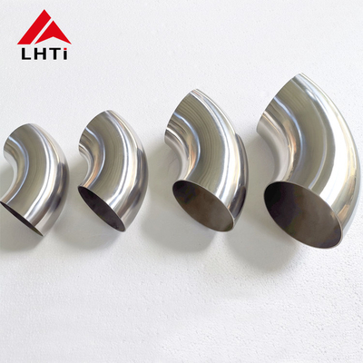 Giá tốt Titanium curve/ elbow giá Gr2/TA1 khí thải Titanium curves 45 độ 90 độ 180 độ Titanium Elbow trực tuyến