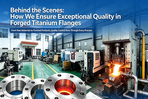 Blog công ty mới nhất về Behind the Scenes at Lihua titanium: How We Ensure the Exceptional Quality of Forged Titanium Flanges