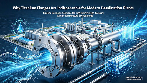 Blog công ty mới nhất về Why Titanium Flanges Are Indispensable in Modern Seawater Desalination Plants