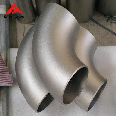 Giá tốt ASTM B363 Phụ kiện ống titan Gr1 Gr2 3.0-18mm Độ dày khuỷu tay titan trực tuyến