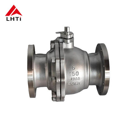 Giá tốt Van bi titan áp suất cao 150 LBS 3 inch điều khiển bằng tay và khí nén trực tuyến