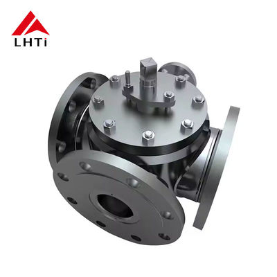 Giá tốt 6 Inch Ball Valve Titanium 4 Way Ball Valve cho ngành công nghiệp hóa học và điện Gr2 Gr5 PN16 PN 25 trực tuyến