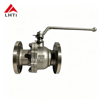 Giá tốt Van bi hợp kim titan TA2 Q41F Lớp chống ăn mòn 150-2500 với thiết kế an toàn chống cháy cho đường ống hóa chất trực tuyến